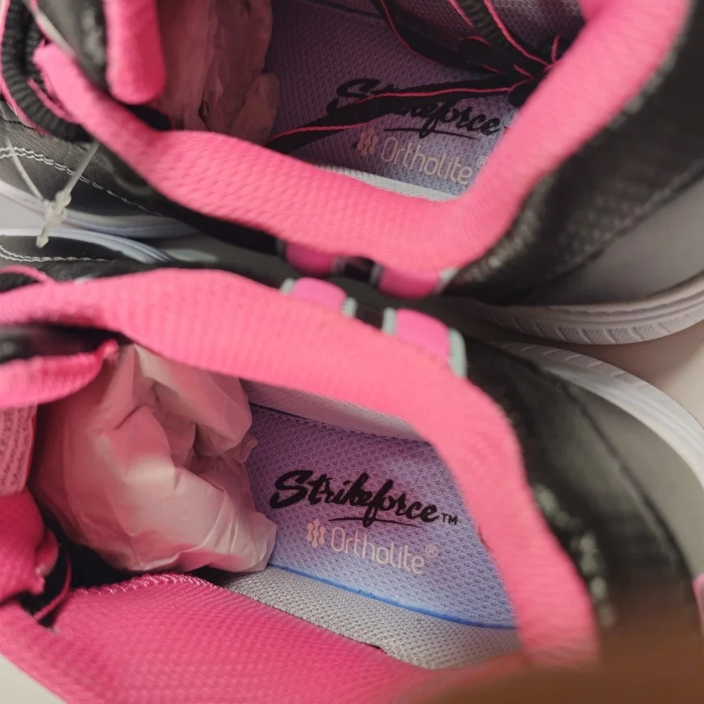 Strikeforce Starr RH Women's Bowling Shoes Size 8.5 Black Pink New L-922